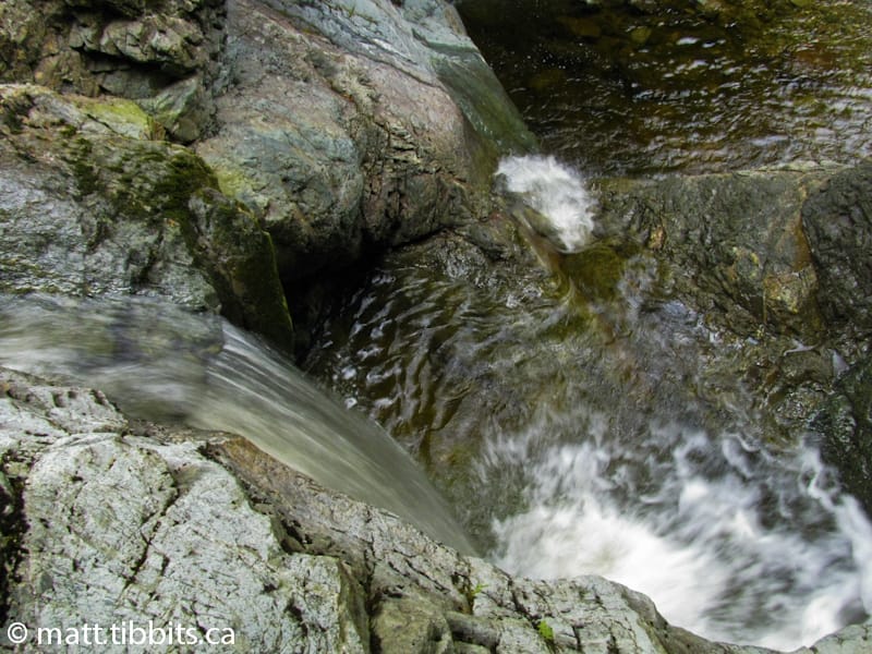 Waterfalls at Rapidy Brook.