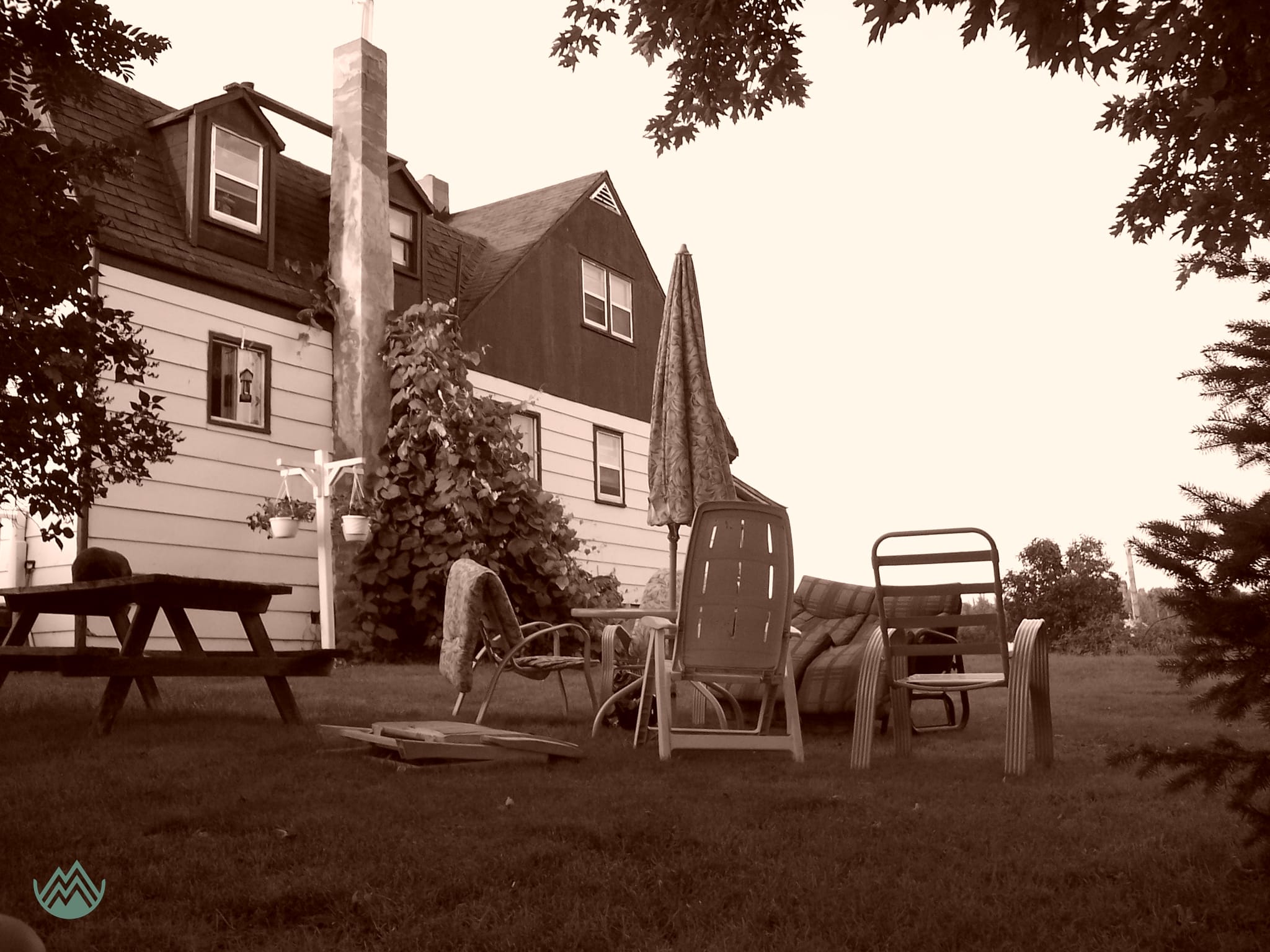 The old farmhouse in Waasis, NB.