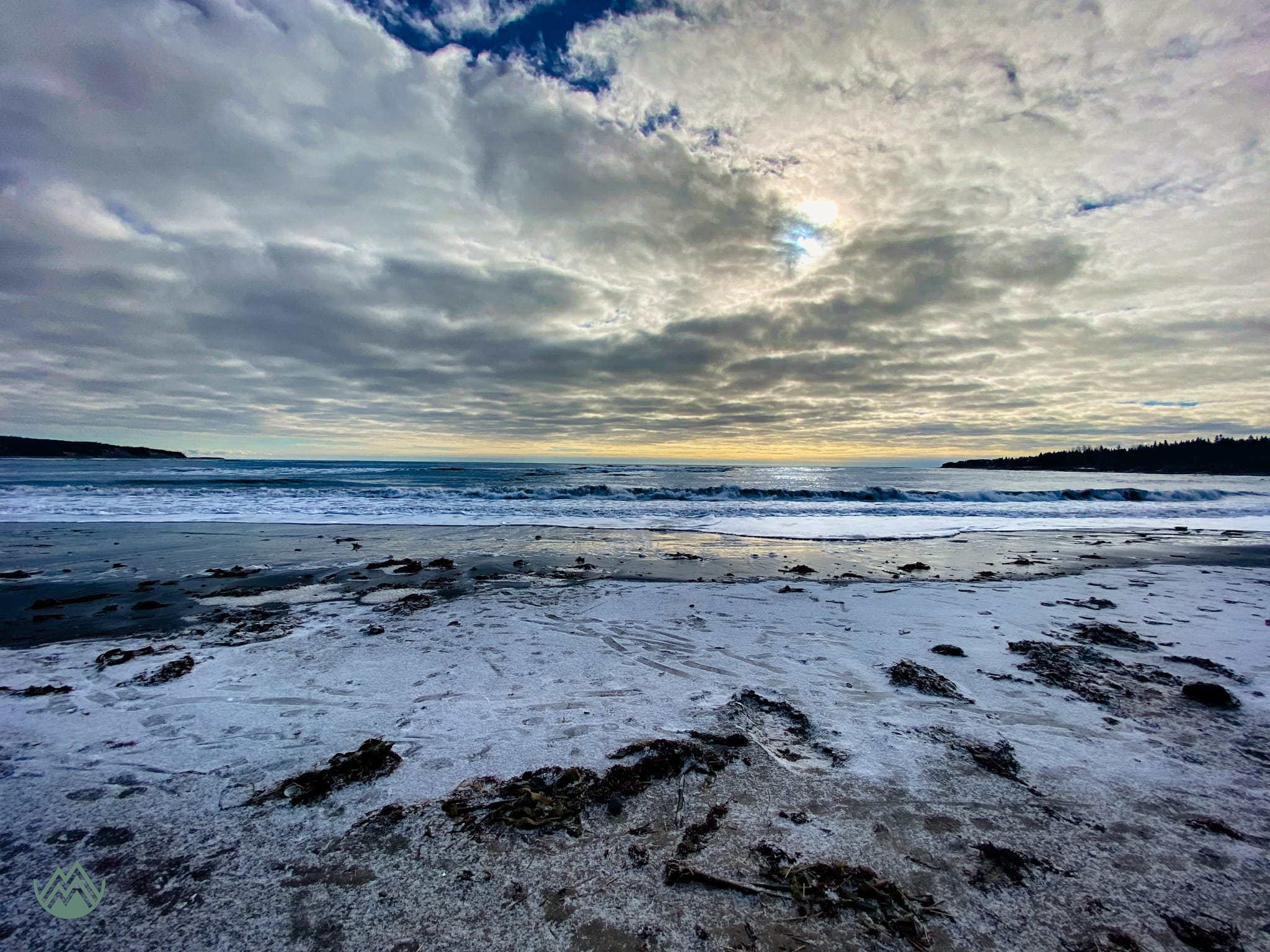 In Nova Scotia it is always beach weather. Rainbow Haven in January