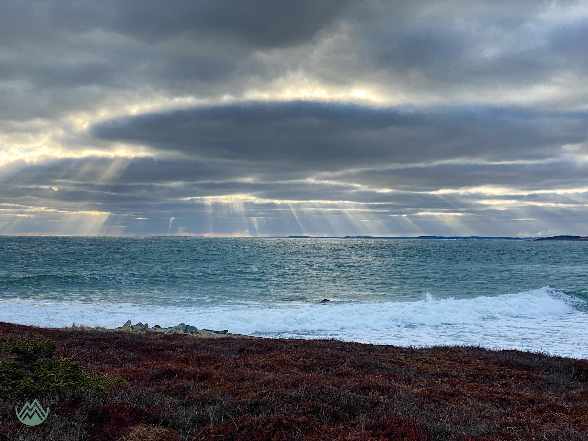 Winter sun on Martinique Beach, Nova Scotia